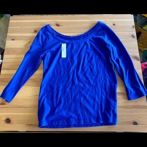 3/$25🌺 JCrew 3/4 sleeve top NWT Size Med